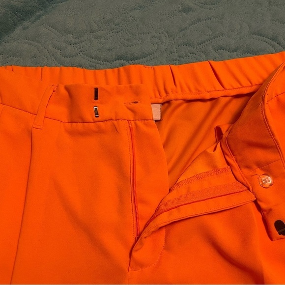 Silky a new day High-rise EXTRA Wide-leg Trousers ORANGE Women’s Sz 17 flowing - Picture 6 of 16